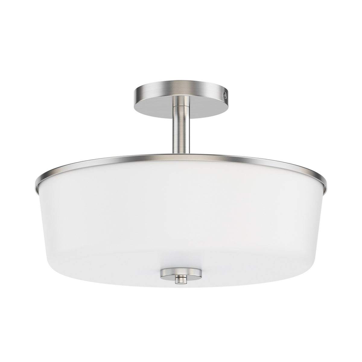 Maxim - 5695WTSN - Three Light Semi Flush/Pendant Convertible - Fuller - Satin Nickel