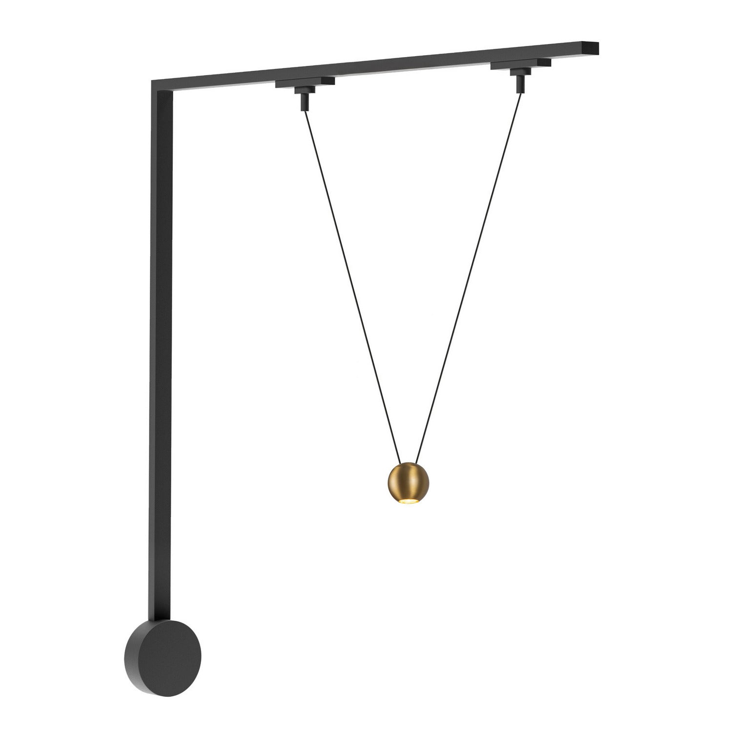 Kuzco Lighting - TR1W-P27203-BG - LED Wall Kit - Faria Double - Brushed Gold