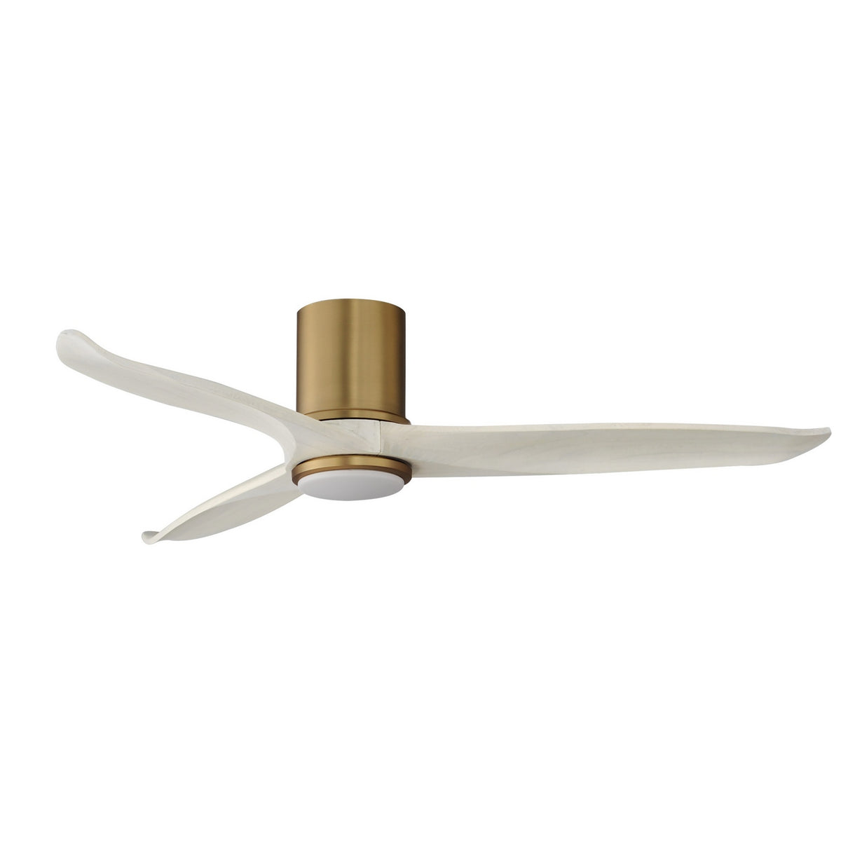 Maxim - 88830WTNABWWT - 52" Ceiling Fan - Woodwind - Natural Aged Brass