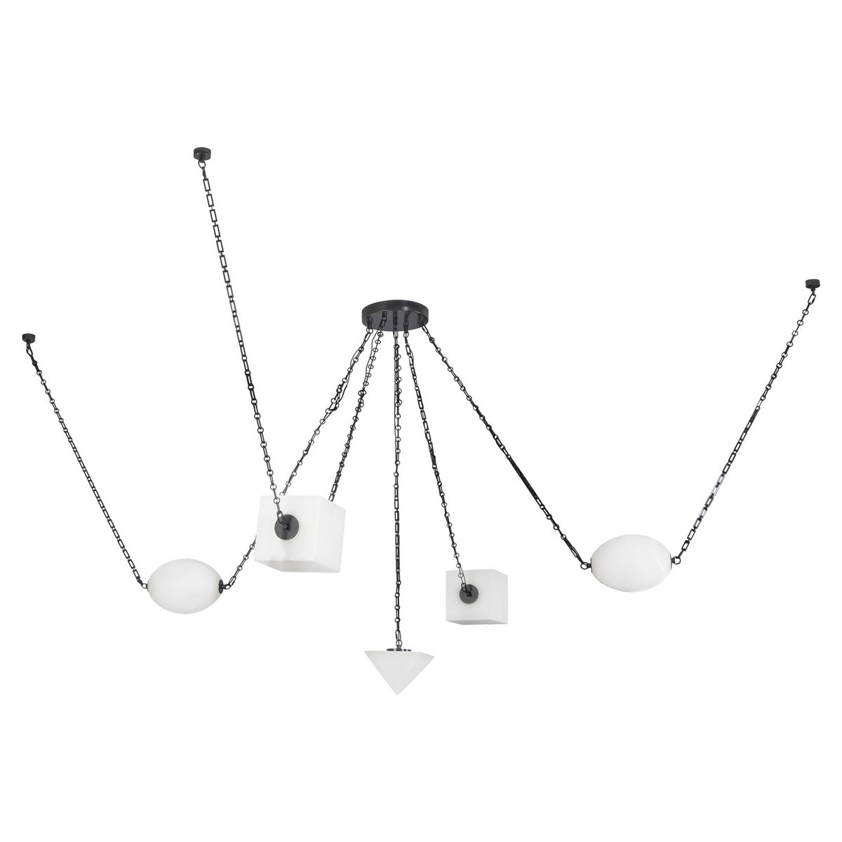 Alora - CH360105UBAR - LED Chandelier - Mineral - Urban Bronze/Alabaster