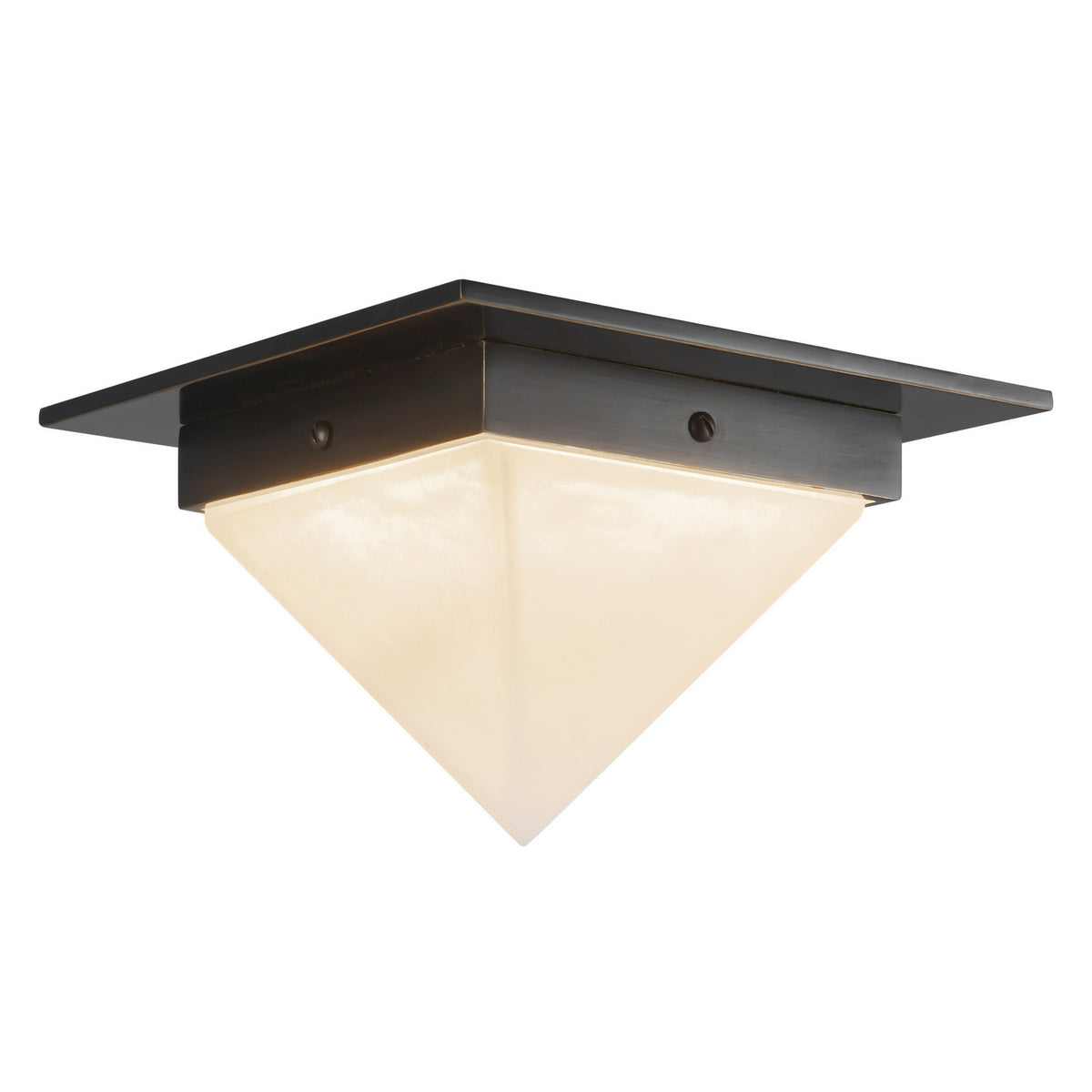 Alora - FM345084UBAR - One Light Flush Mount - Mineral - Urban Bronze/Alabaster