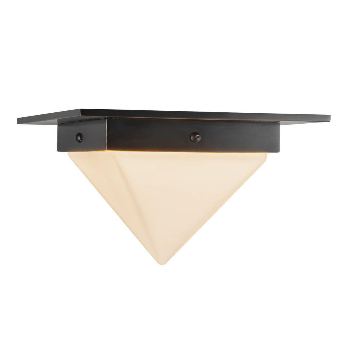 Alora - FM345084UBOP - One Light Flush Mount - Mineral - Urban Bronze/Matte Opal Glass