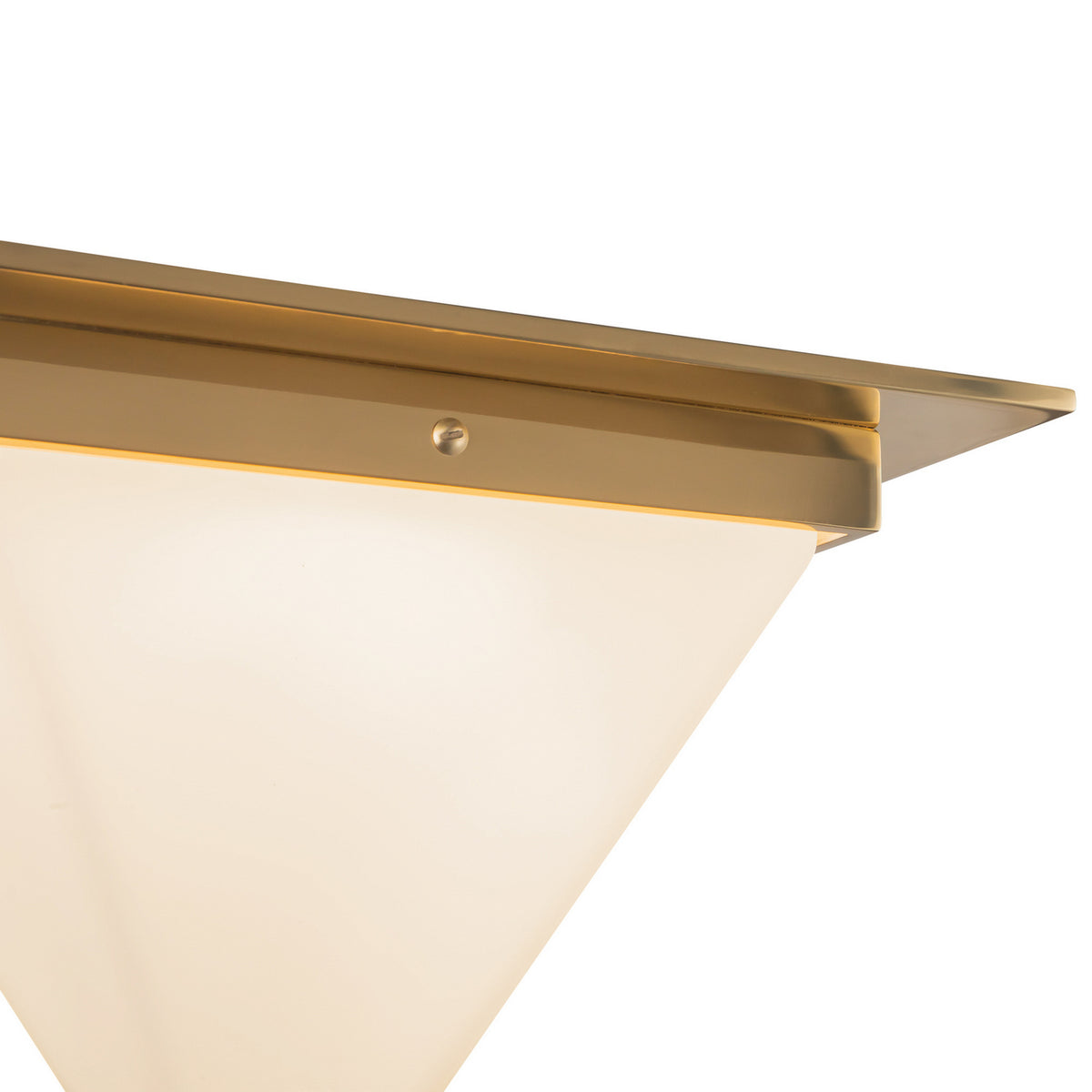 Alora - FM345119PTBOP - One Light Flush Mount - Mineral - Patina Brass/Opal Glass