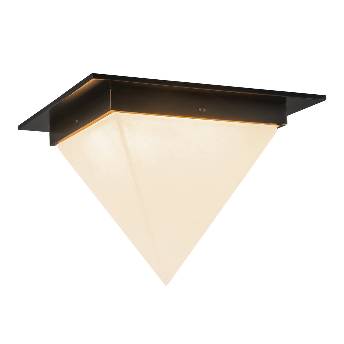 Alora - FM345119UBAR - One Light Flush Mount - Mineral - Urban Bronze/Alabaster