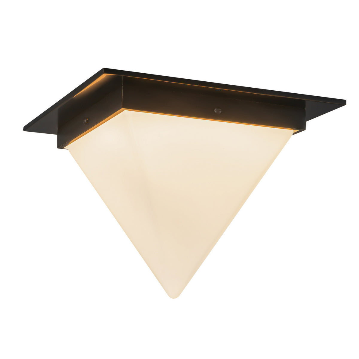 Alora - FM345119UBOP - One Light Flush Mount - Mineral - Urban Bronze/Matte Opal Glass