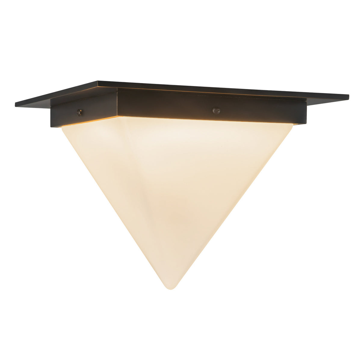 Alora - FM345119UBOP - One Light Flush Mount - Mineral - Urban Bronze/Matte Opal Glass
