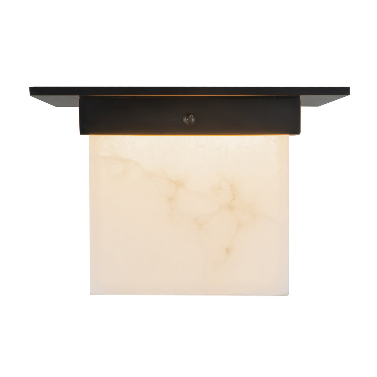 Alora - FM356085UBAR - One Light Flush Mount - Mineral - Urban Bronze/Alabaster