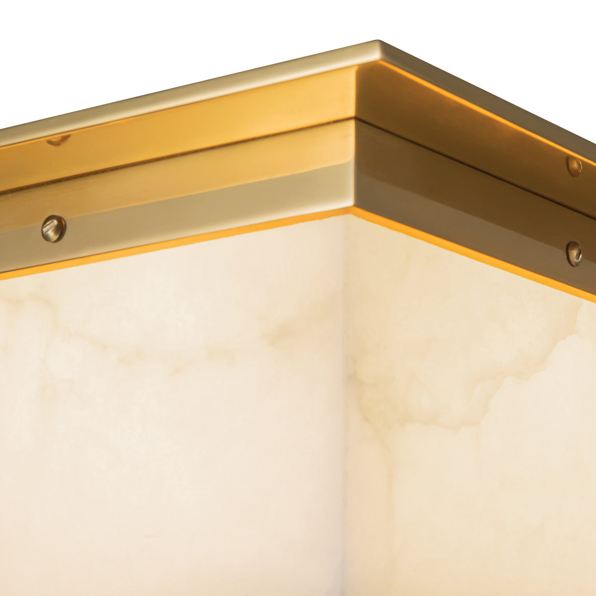 Alora - FM356115PTBAR - Two Light Flush Mount - Mineral - Patina Brass/Alabaster