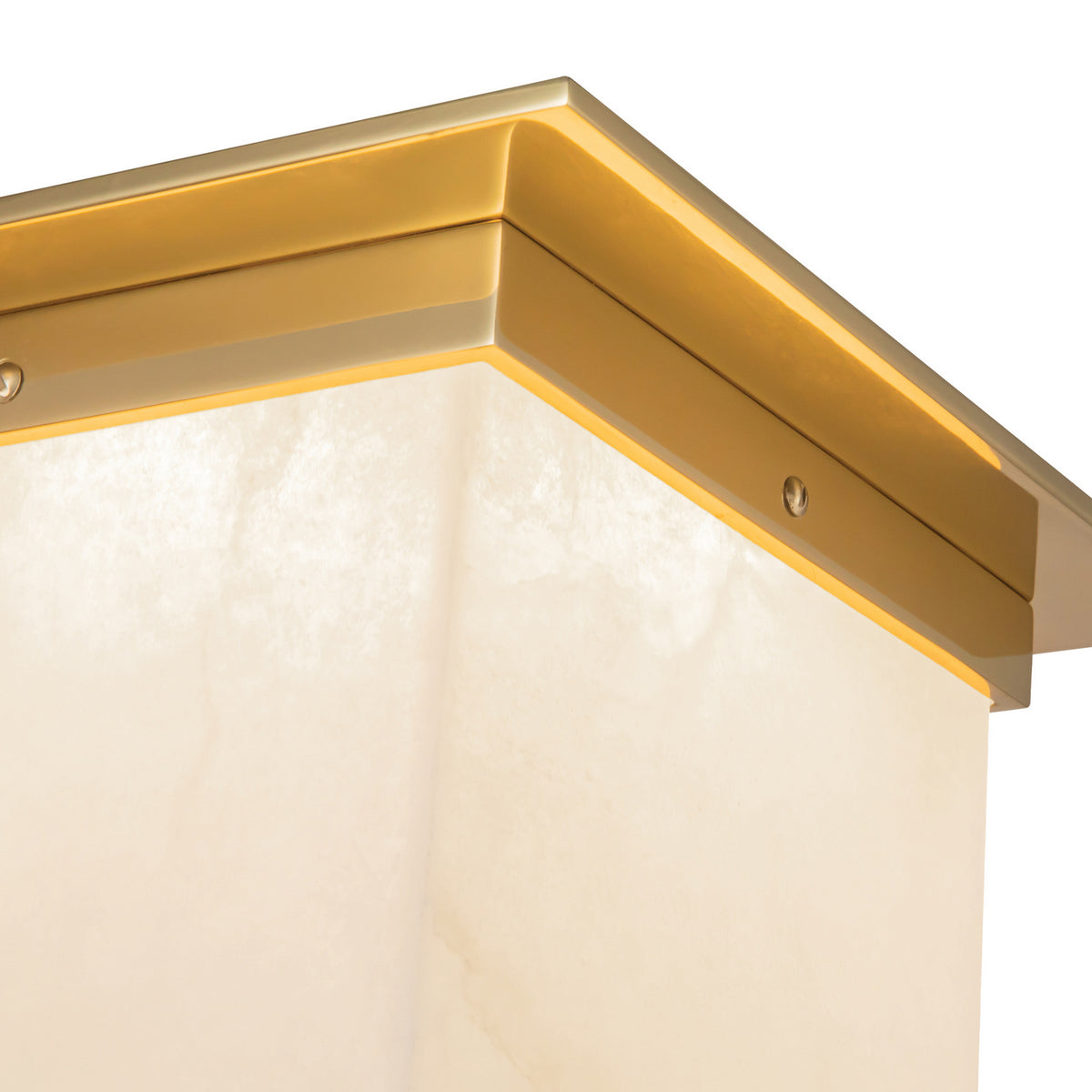 Alora - FM356118PTBAR - One Light Flush Mount - Mineral - Patina Brass/Alabaster
