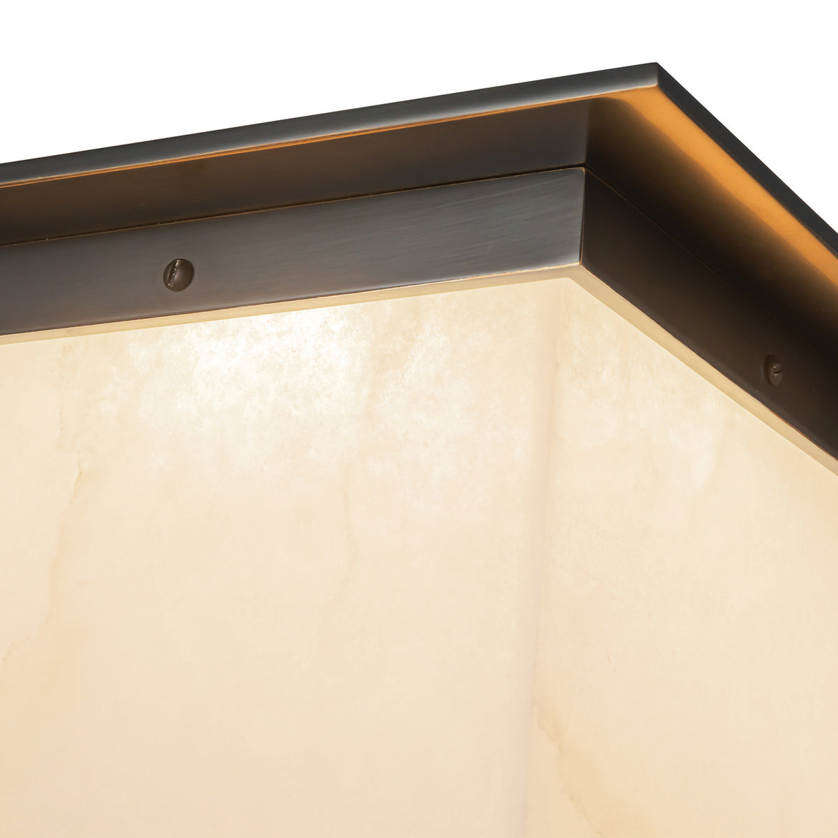 Alora - FM356118UBAR - One Light Flush Mount - Mineral - Urban Bronze/Alabaster