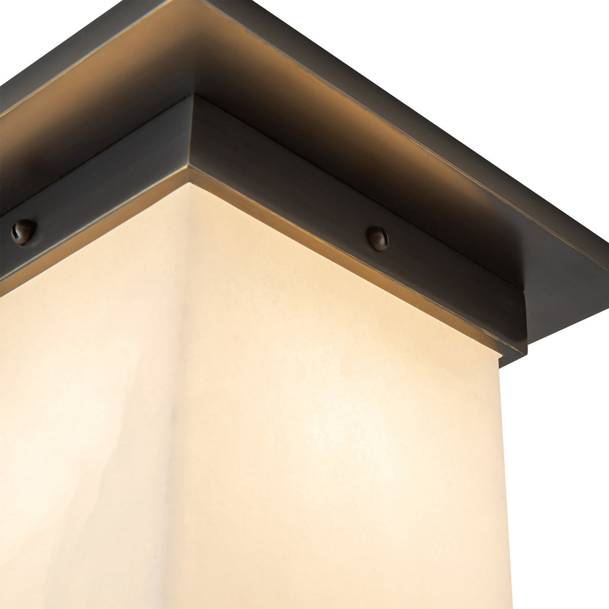 Alora - FM356808UBAR - One Light Flush Mount - Mineral - Urban Bronze/Alabaster