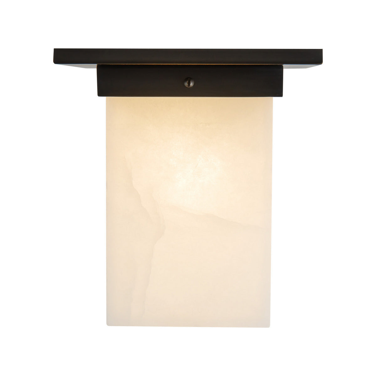 Alora - FM356808UBAR - One Light Flush Mount - Mineral - Urban Bronze/Alabaster