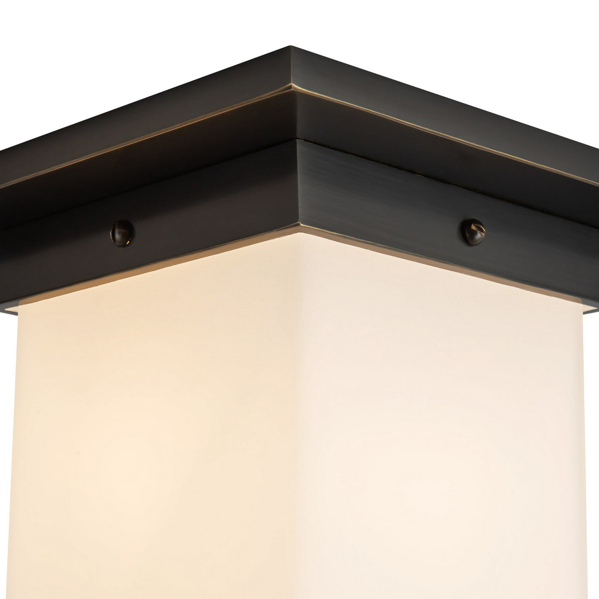 Alora - FM356808UBOP - One Light Flush Mount - Mineral - Urban Bronze/Matte Opal Glass