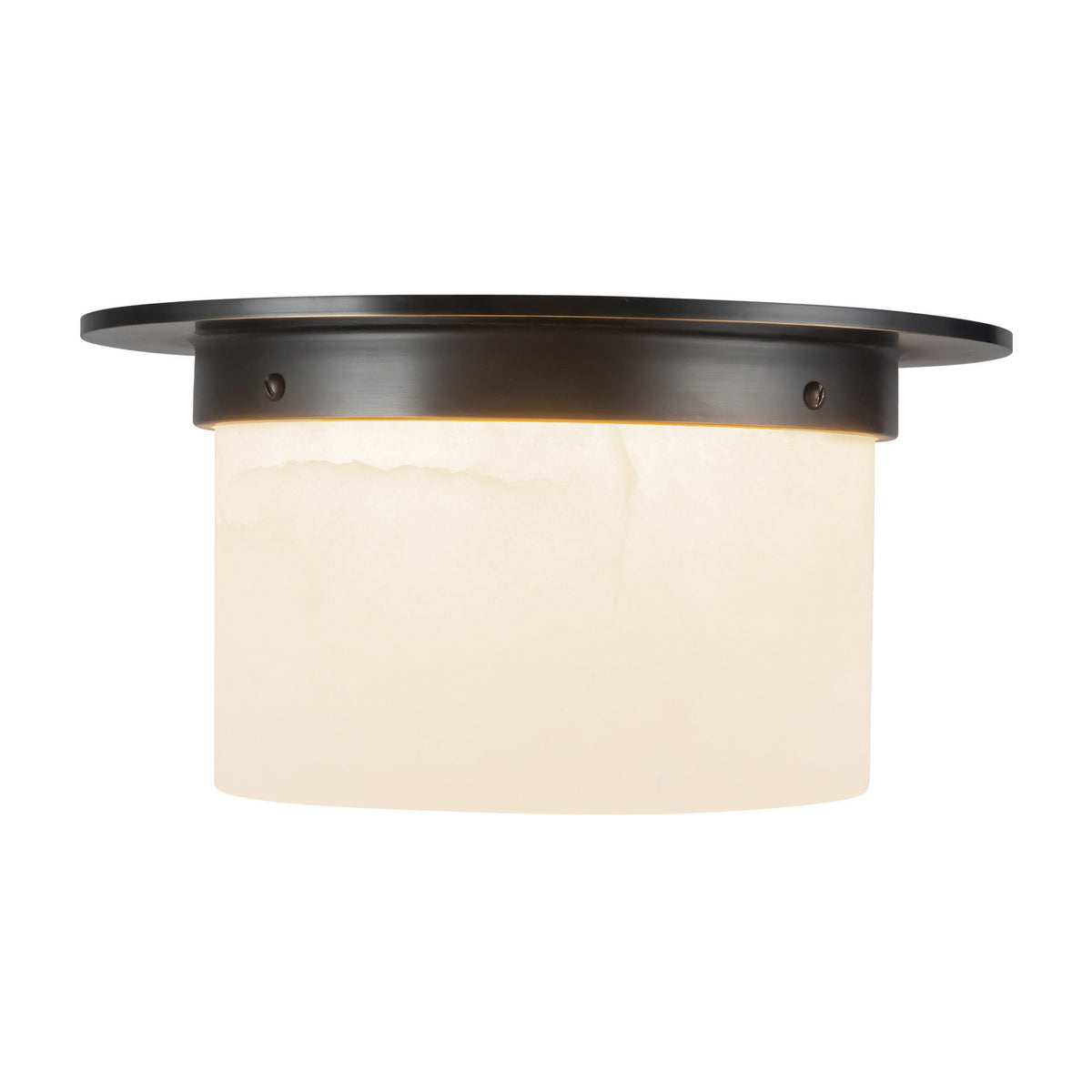 Alora - FM360115UBAR - Two Light Flush Mount - Mineral - Urban Bronze/Alabaster