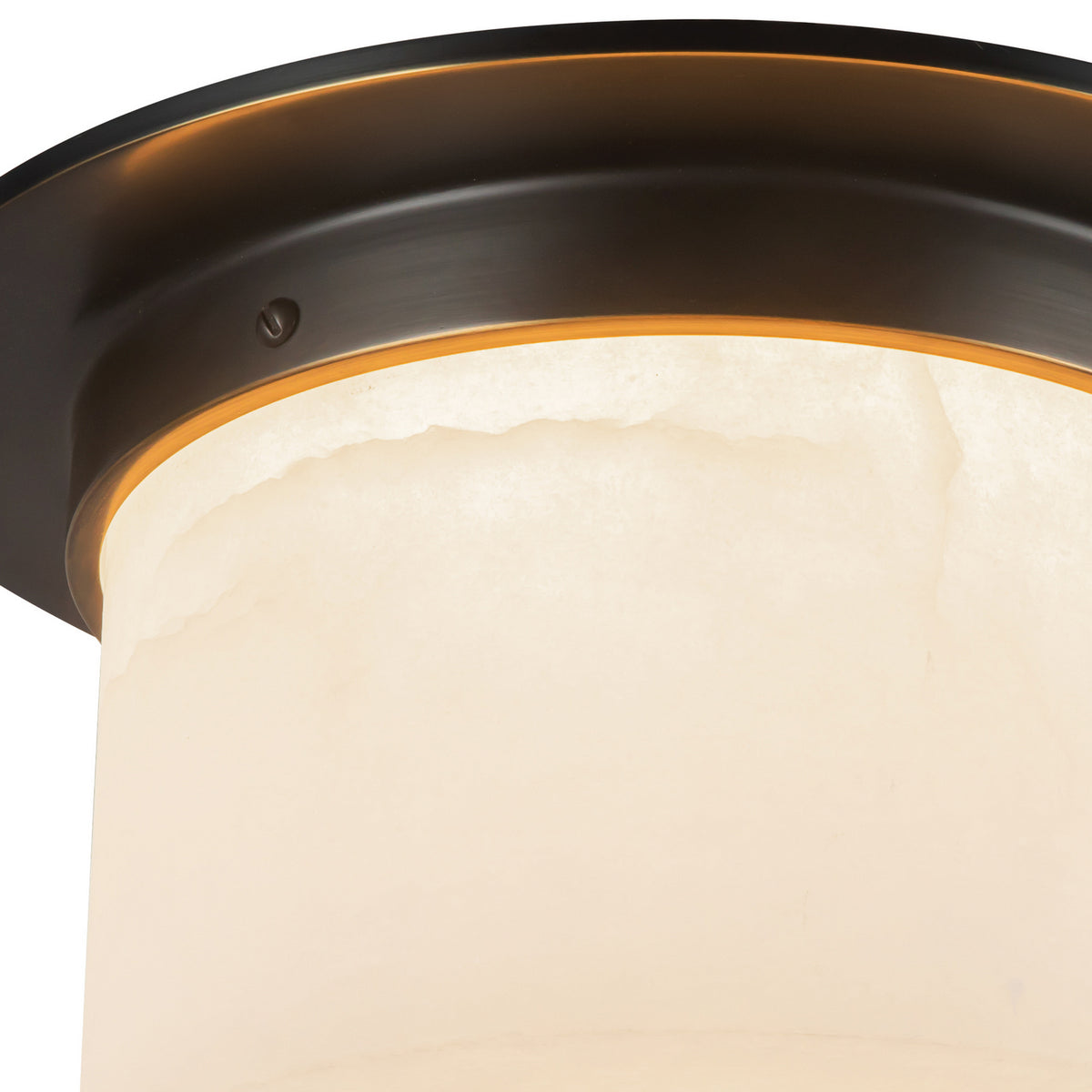 Alora - FM360115UBAR - Two Light Flush Mount - Mineral - Urban Bronze/Alabaster