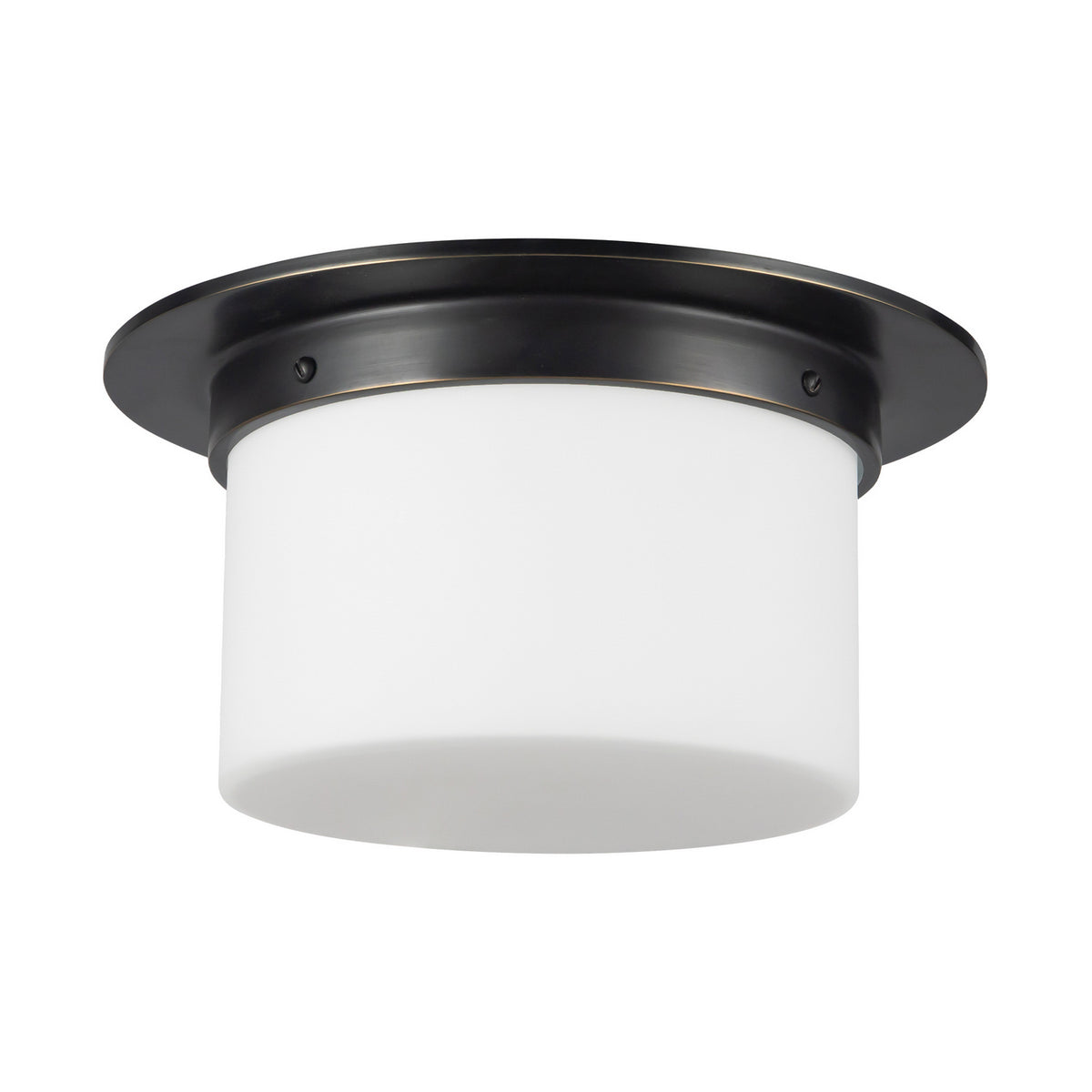 Alora - FM360115UBOP - Two Light Flush Mount - Mineral - Urban Bronze/Matte Opal Glass
