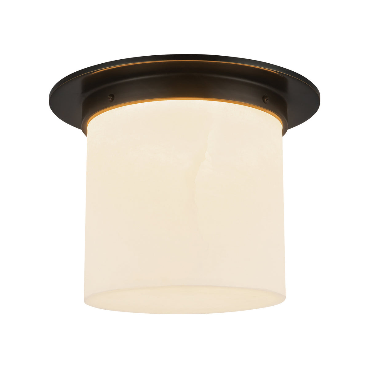 Alora - FM360118UBAR - One Light Flush Mount - Mineral - Urban Bronze/Alabaster