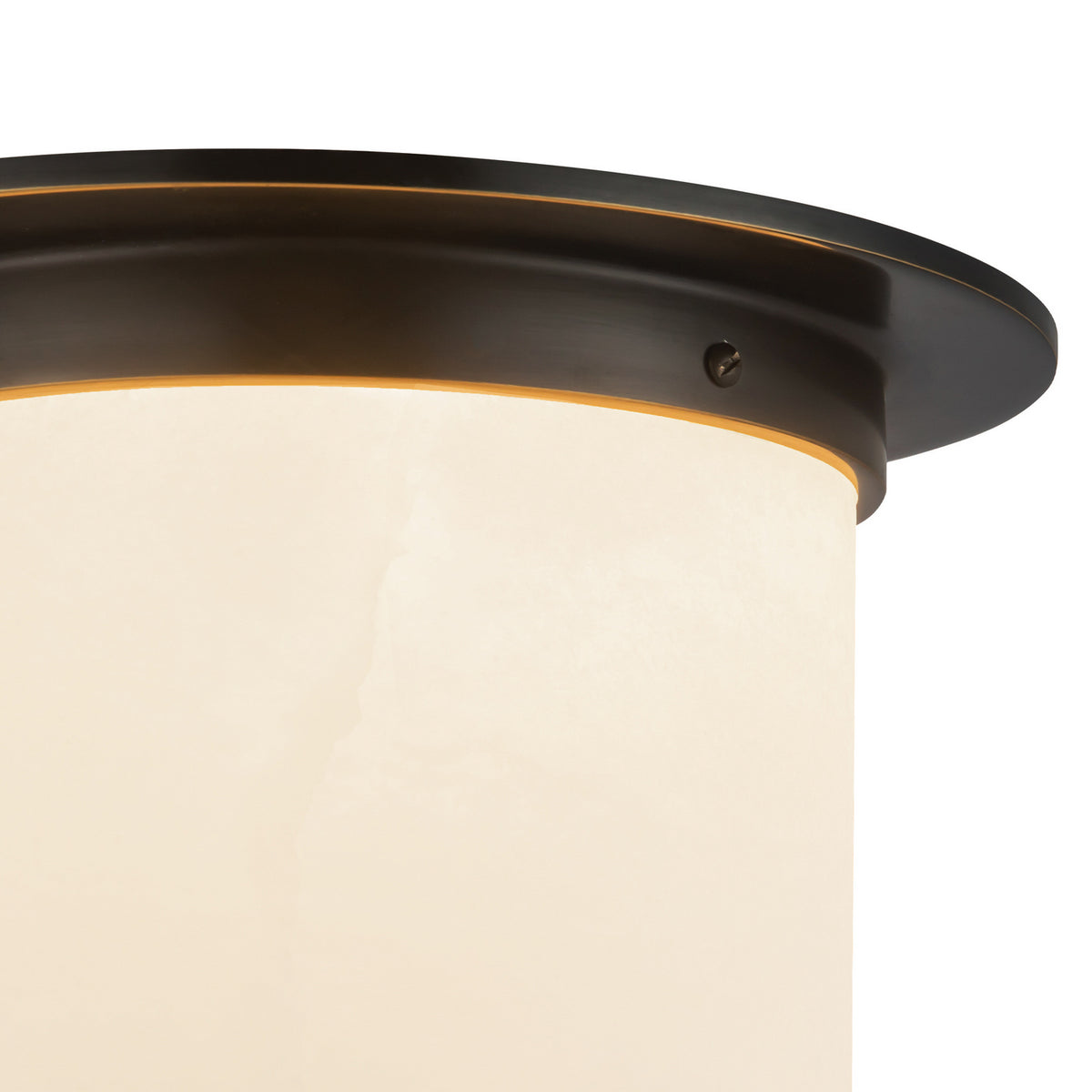 Alora - FM360118UBAR - One Light Flush Mount - Mineral - Urban Bronze/Alabaster