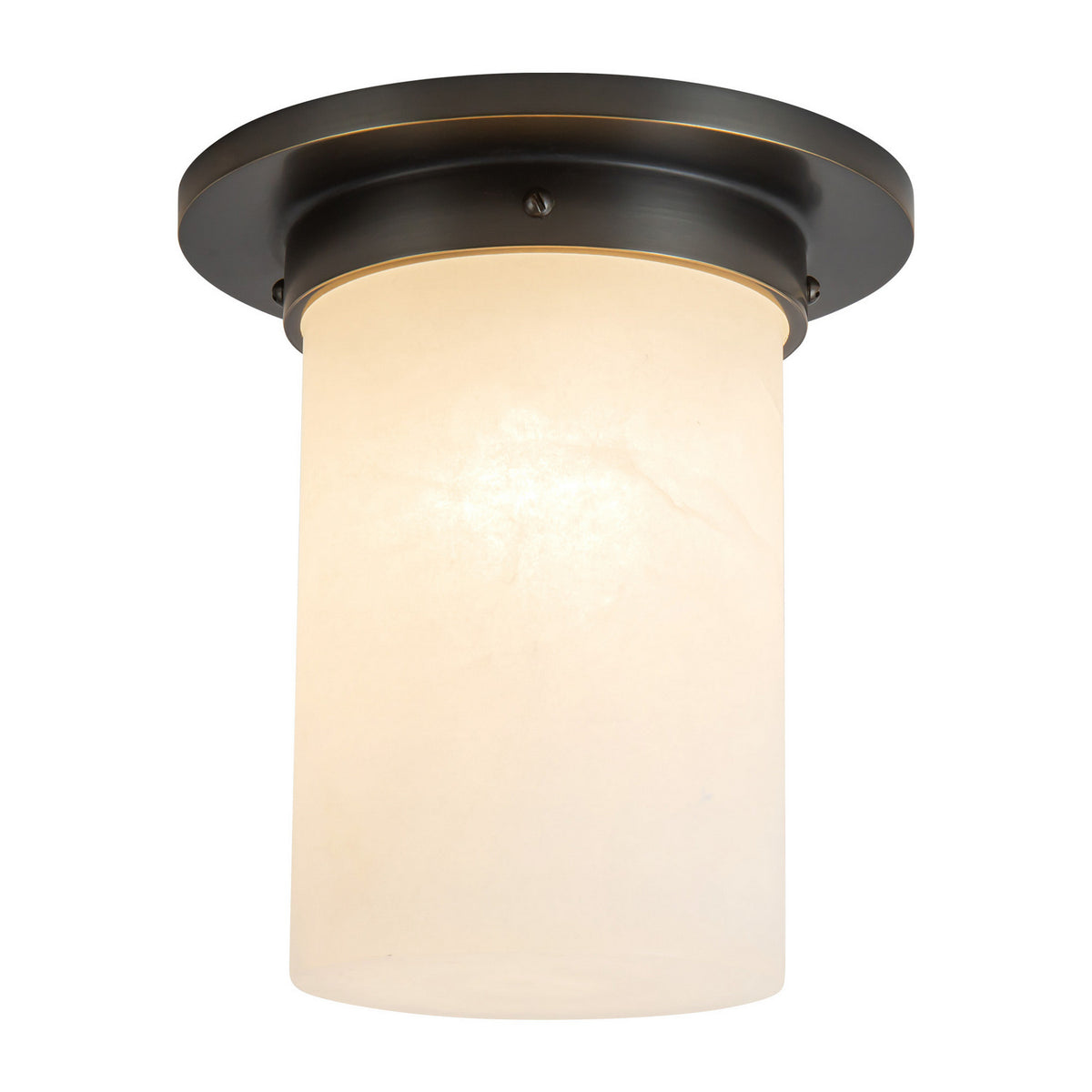Alora - FM360808UBAR - One Light Flush Mount - Mineral - Urban Bronze/Alabaster
