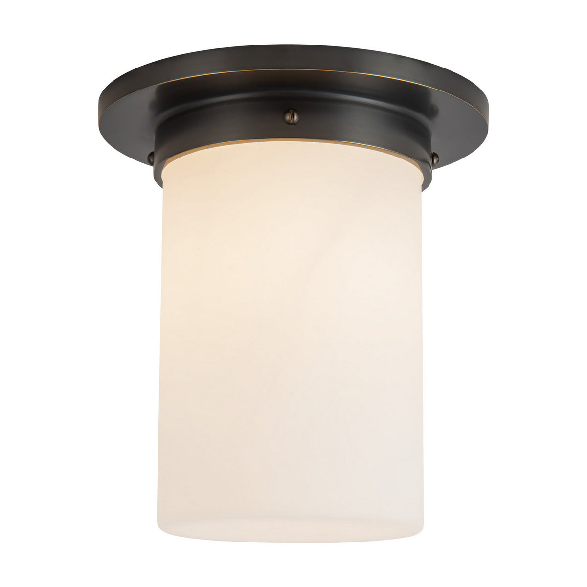 Alora - FM360808UBOP - One Light Flush Mount - Mineral - Urban Bronze/Matte Opal Glass