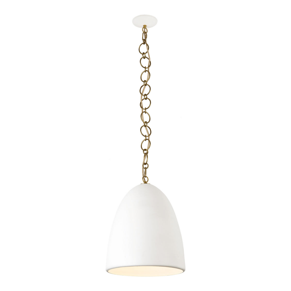 Alora - PD423014AW - One Light Pendant - Grant - Antique White