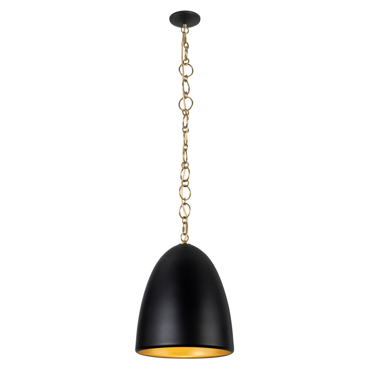 Alora - PD423014MB - One Light Pendant - Grant - Matte Black