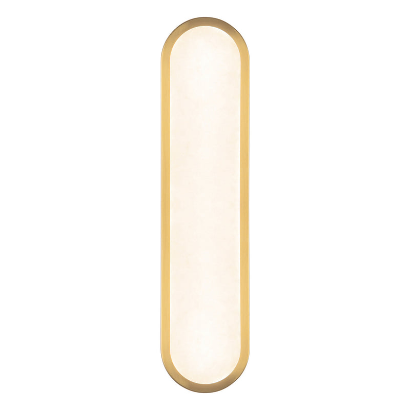Alora - WV653022BGAR - LED Bathroom Vanity - Evelyn - Brushed Gold/Alabaster