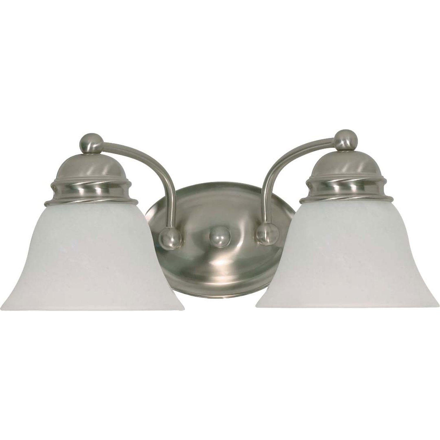 Nuvo Lighting - 60-341 - Two Light Vanity - Empire - Brushed Nickel