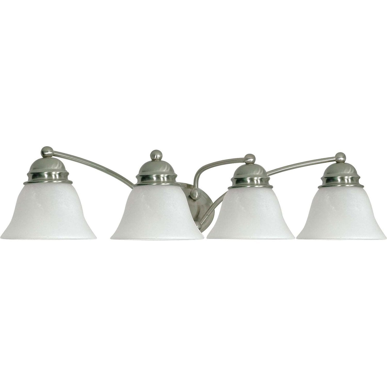 Nuvo Lighting - 60-343 - Four Light Vanity - Empire - Brushed Nickel