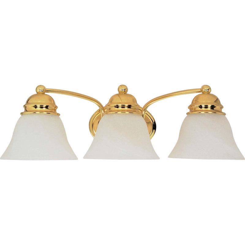 Nuvo Lighting - 60-350 - Three Light Vanity - Empire - Polished Brass
