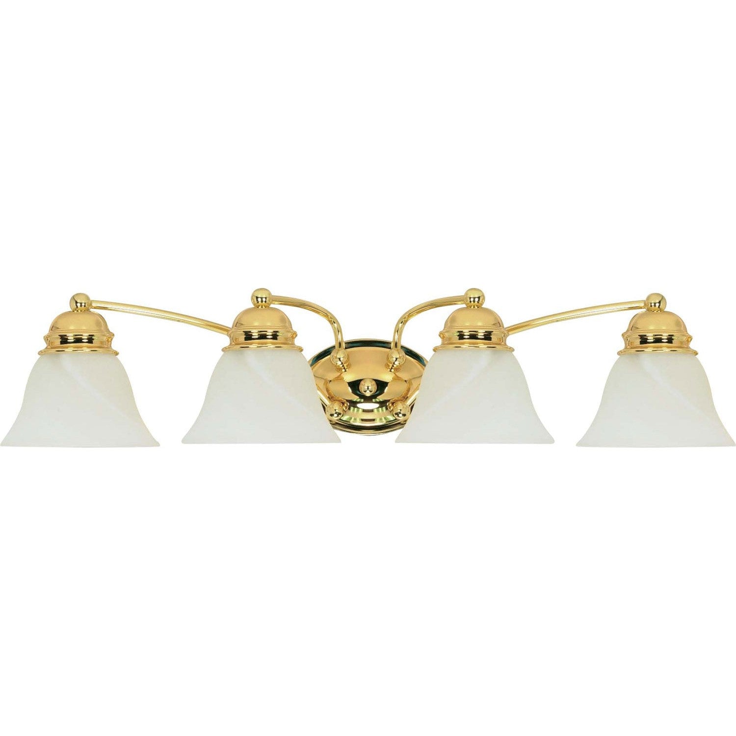 Nuvo Lighting - 60-351 - Four Light Vanity - Empire - Polished Brass