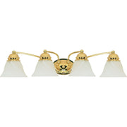 Nuvo Lighting - 60-351 - Four Light Vanity - Empire - Polished Brass