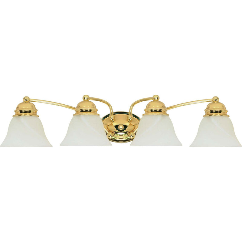 Nuvo Lighting - 60-351 - Four Light Vanity - Empire - Polished Brass