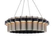 Modern Forms - PD226636-BK/BN - LED Pendant Chandelier - Gatlin - Black/Brushed Nickel