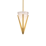 Modern Forms - PD280615-TWA-AB - LED Mini Pendant - Kiernan - Aged Brass