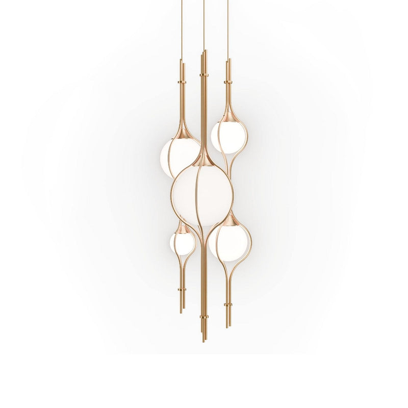 Modern Forms - PD600605R-TWA-VB - LED Pendant - Skyla - Vintage Brass