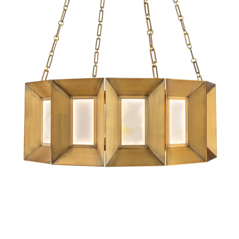 Modern Forms - PD604636-AB - LED Pendant Chandelier - Austen - Aged Brass