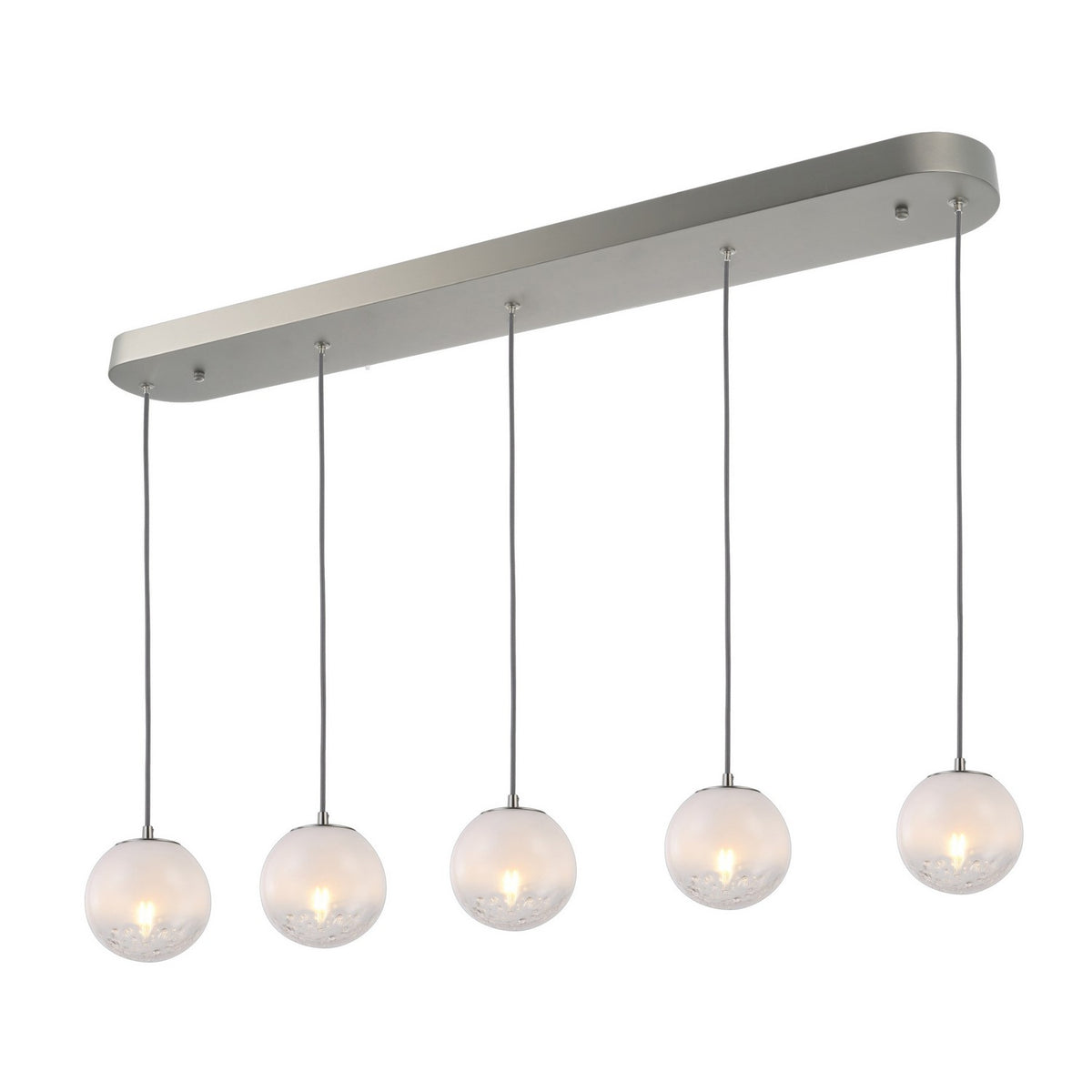 Artcraft - AC12245SN - Five Light Lantern - Moonlight - Satin Nickel