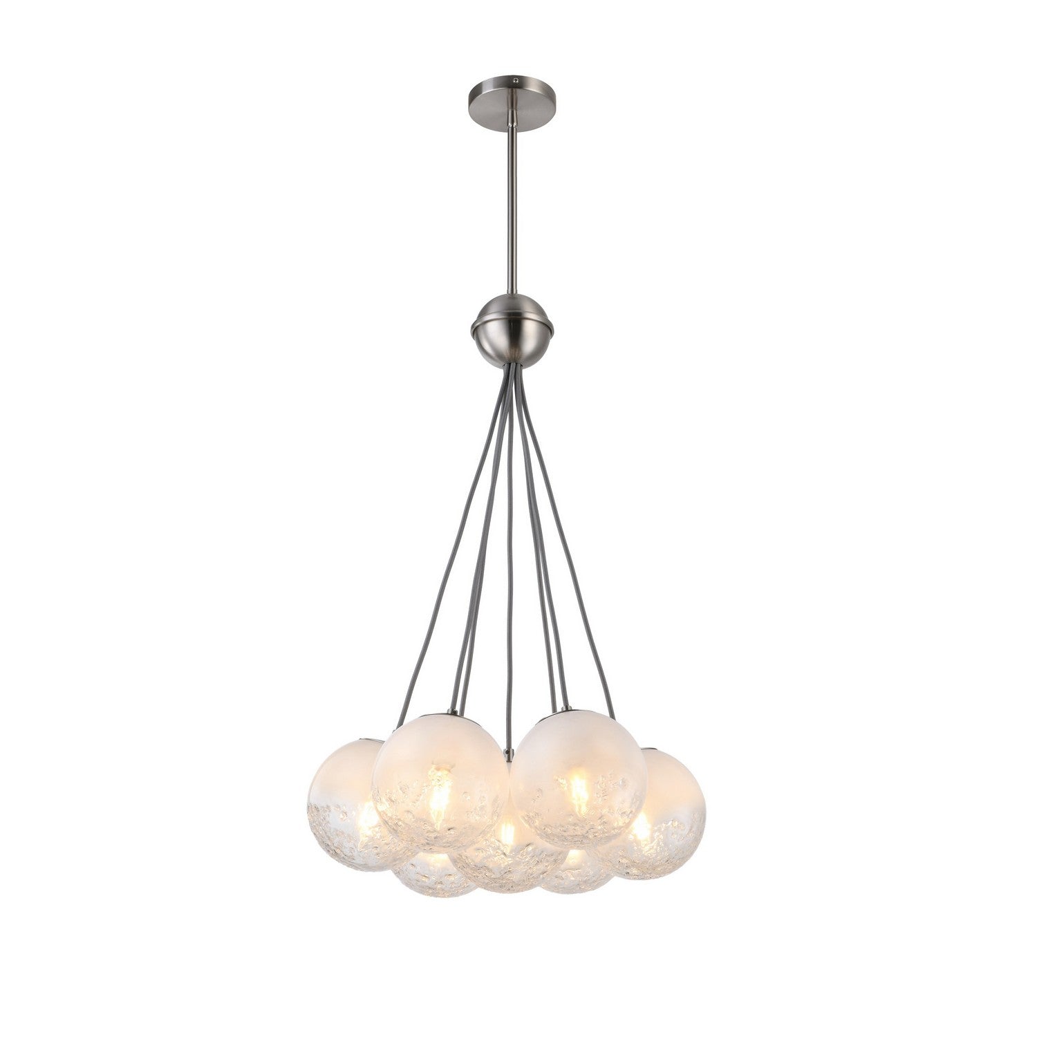 Artcraft - AC12247SN - Seven Light Lantern - Moonlight - Satin Nickel
