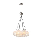 Artcraft - AC12247SN - Seven Light Lantern - Moonlight - Satin Nickel