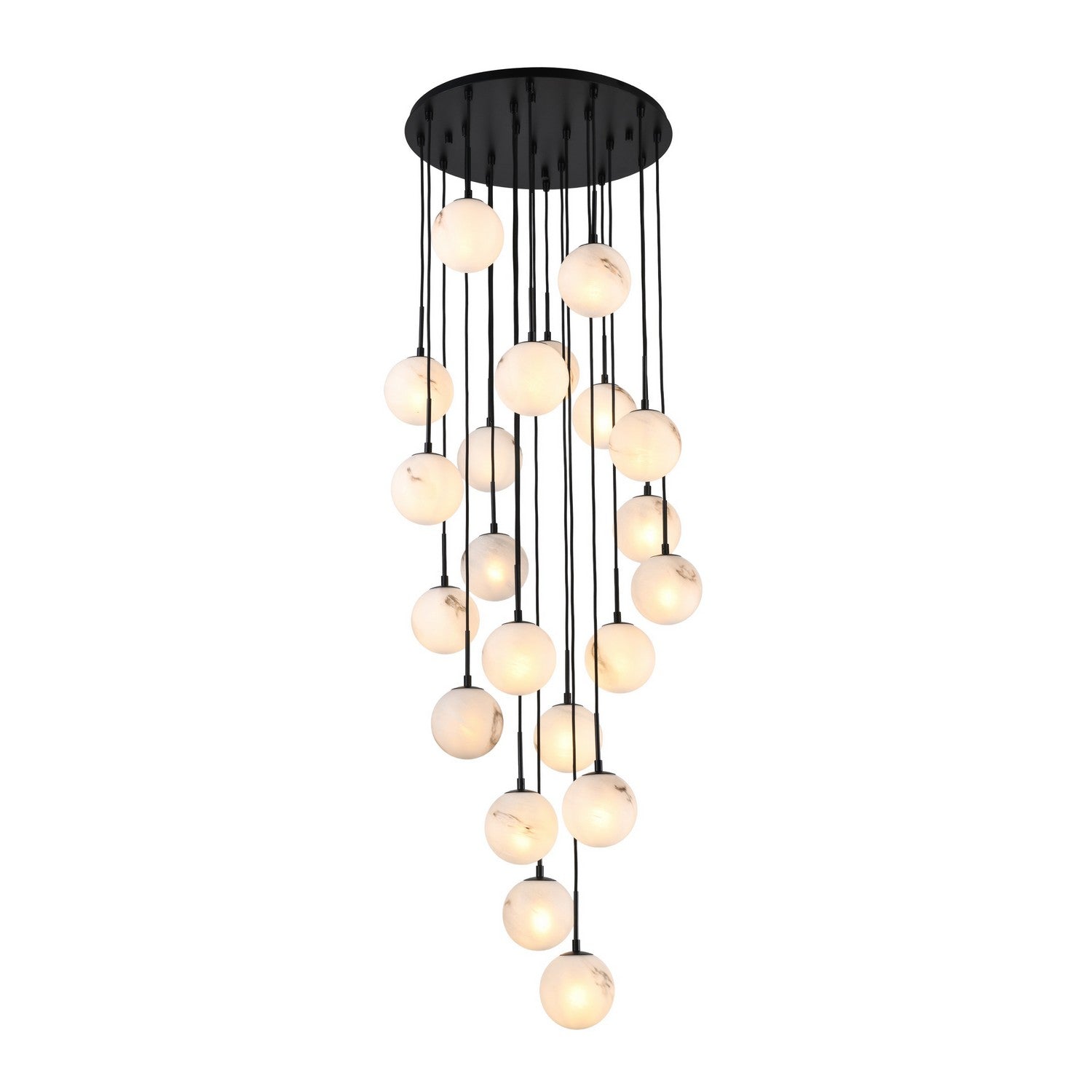 Artcraft - AC12281BK - 21 Light Lantern - Nightfall - Black