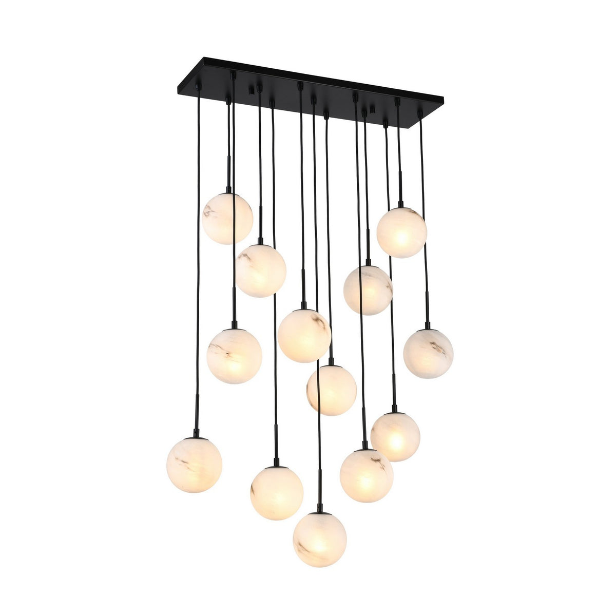 Artcraft - AC12283BK - 13 Light Lantern - Nightfall - Black