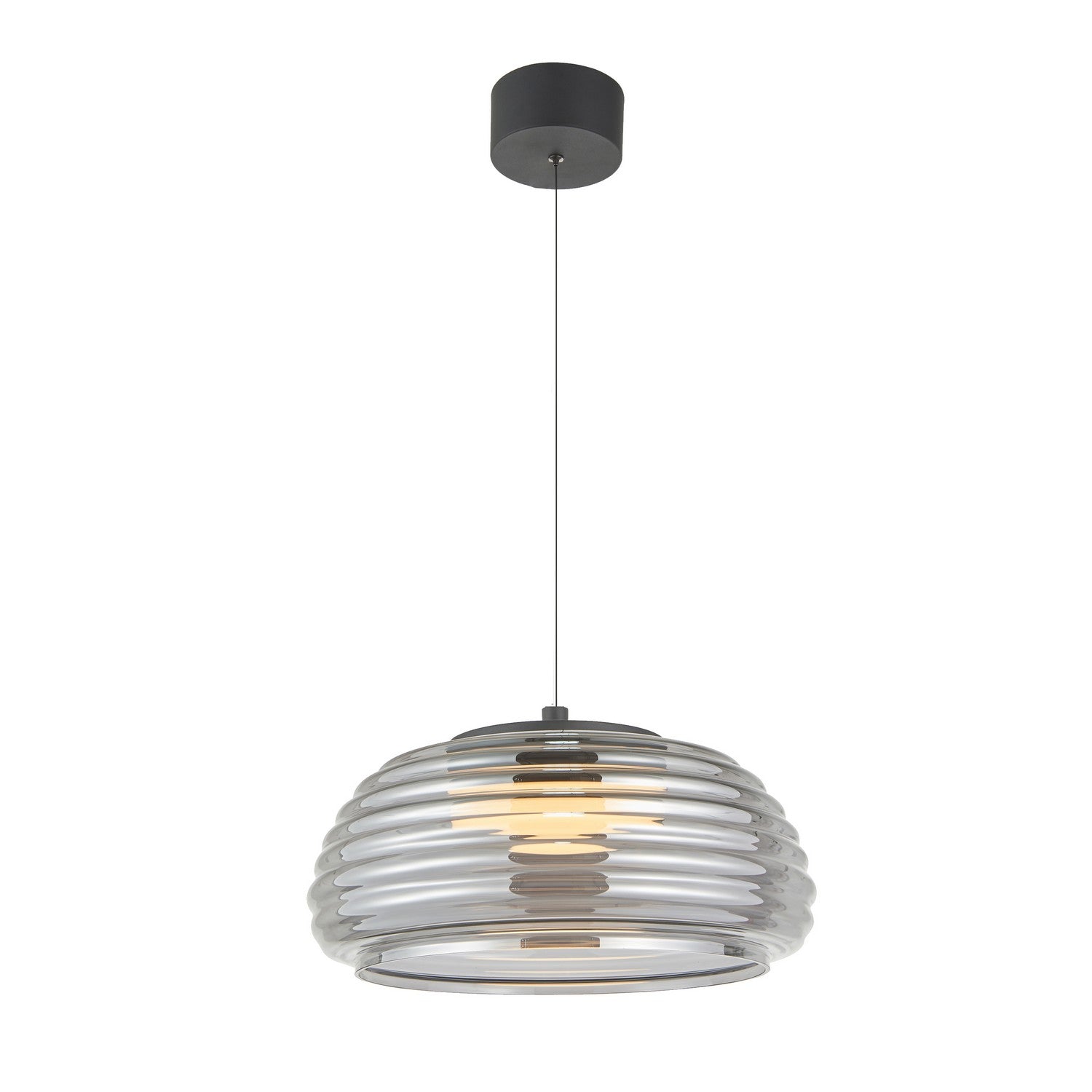 Artcraft - AC5011SM - LED Pendant - Haze - Black/Smoke