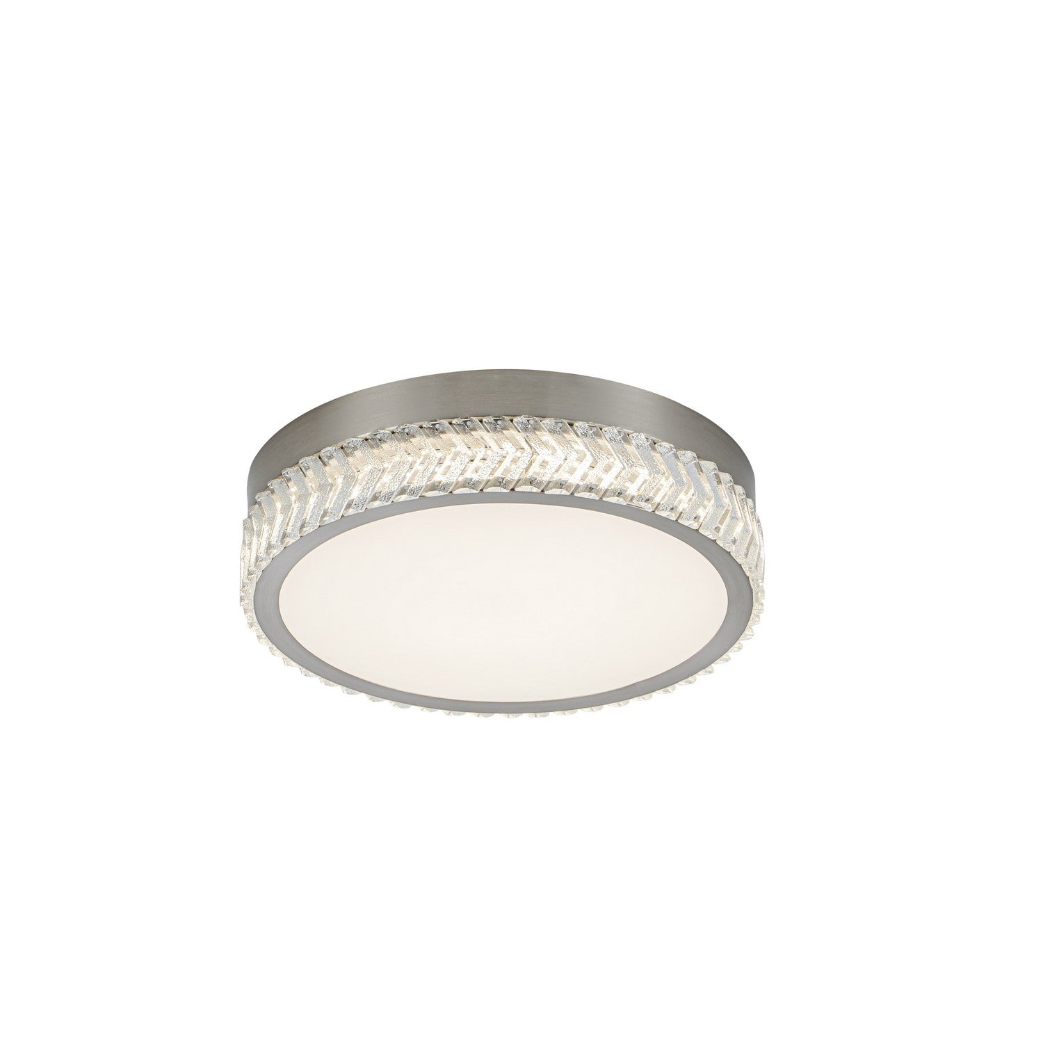 Artcraft - AC5057BN - LED Flushmount - Chevron - Brushed Nickel