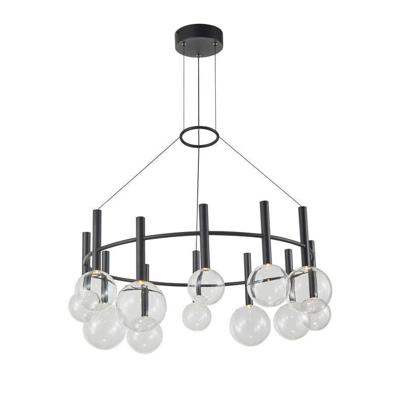 Artcraft - AC6852BK - LED Chandelier - Terra - Black