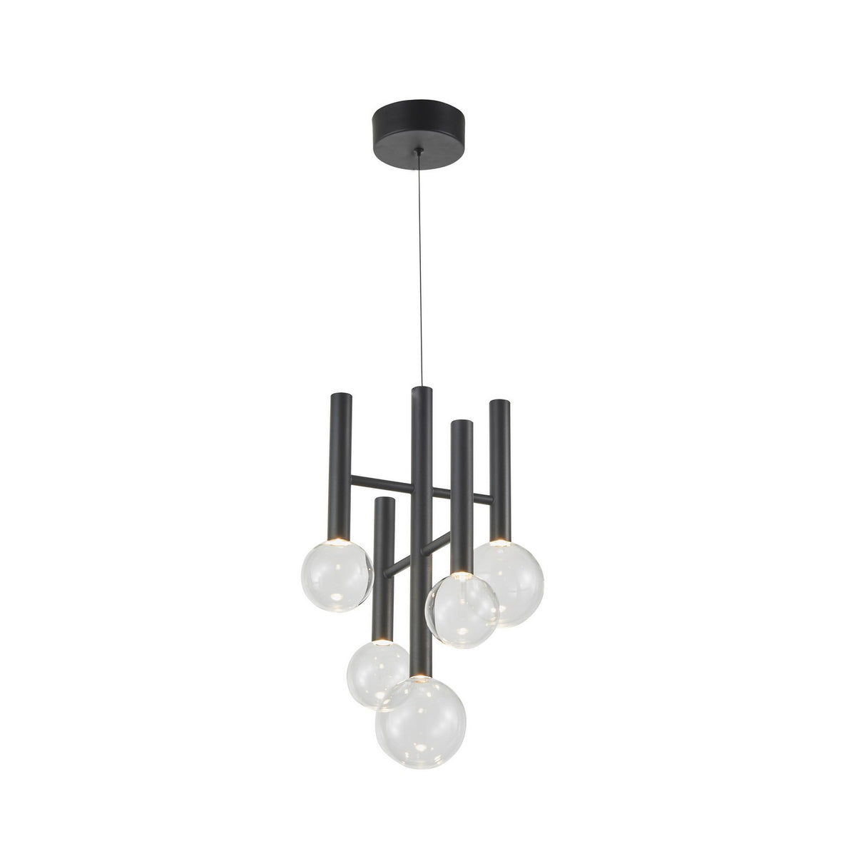 Artcraft - AC6855BK - LED Chandelier - Terra - Black