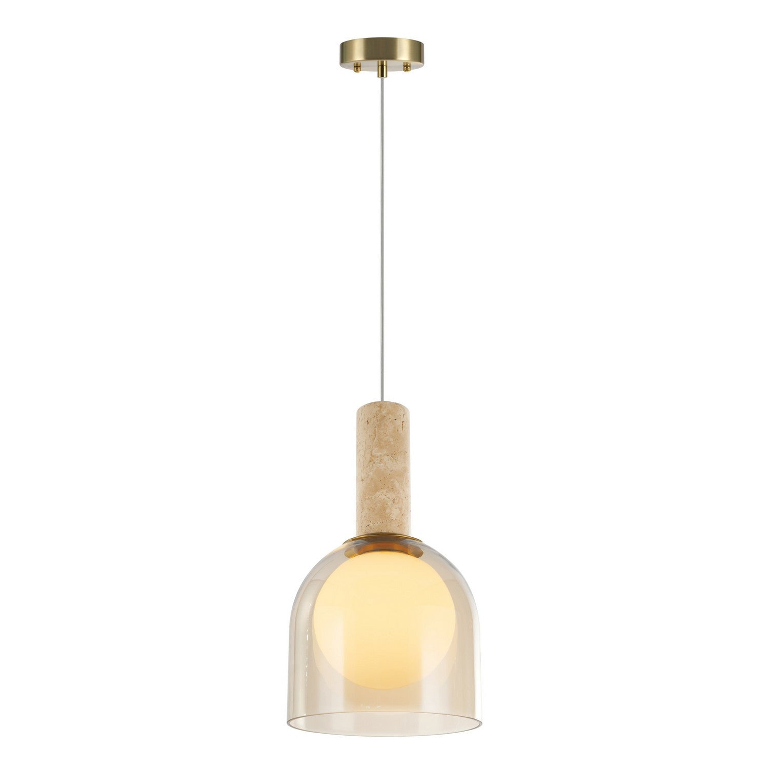 Artcraft - SC13380BR - One Light Pendant - Juna - Brass