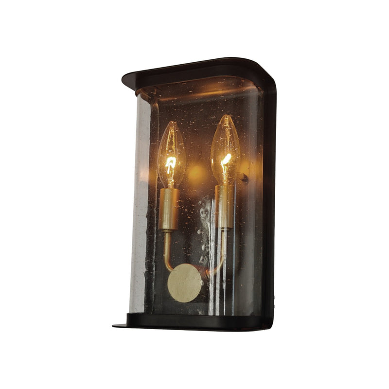Artcraft - AC8970BK - Two Light Outdoor Lantern - Stonegate - Black
