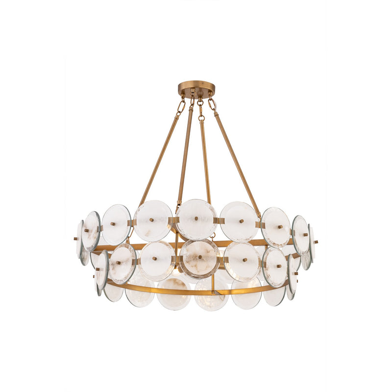 Minka-Lavery - 12855-732 - Four Light Pendant - Kintrel - Legacy Brass