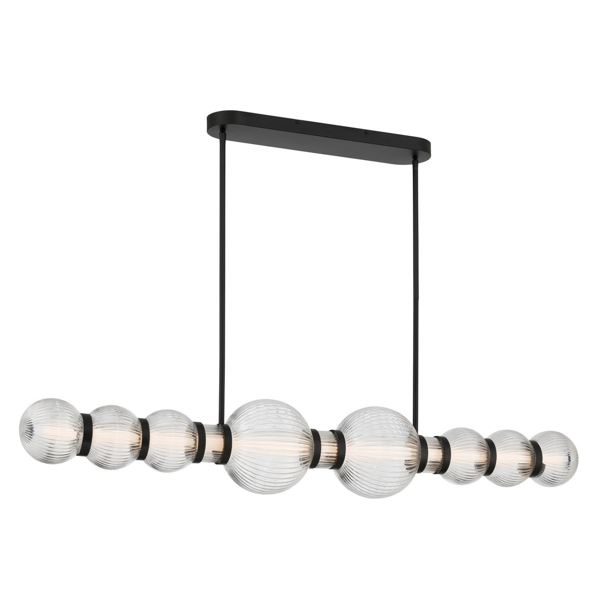 Minka-Lavery - 15037-899-L - LED Linear Chandelier - Cordel - Dark Matte Black